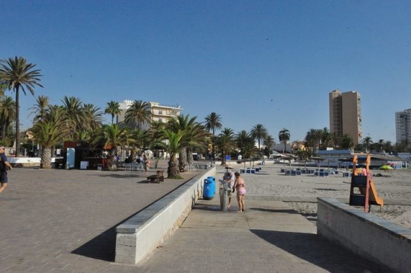 The Explanada Barnuevo of Santiago de la Ribera in San Javier