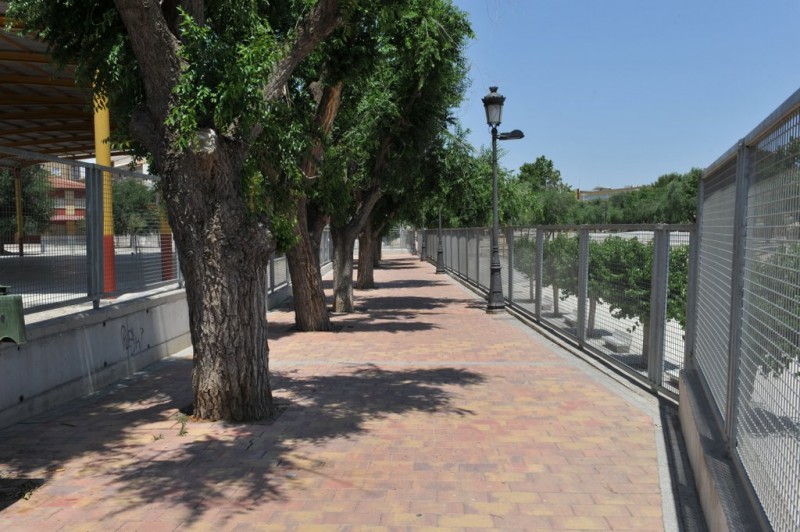 Rambla de los Calderones, a flood channel and public park in Molina de Segura