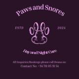 Paws and Snores pet care services, dog social club, pet sitting and training
