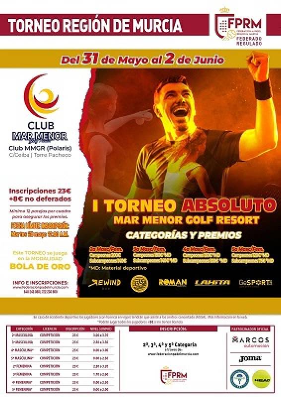 May 31-June 2 Padel Federation of Murcia MMGR Open Padel Tournament at Club MMGR