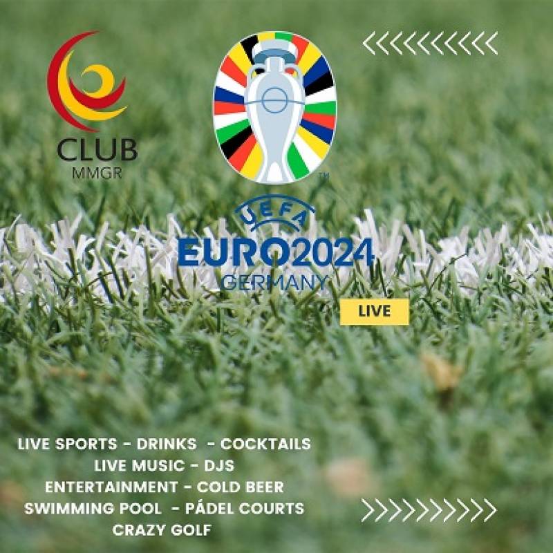 Watch the Euro football action live at Club MMGR Mar Menor Golf Resort