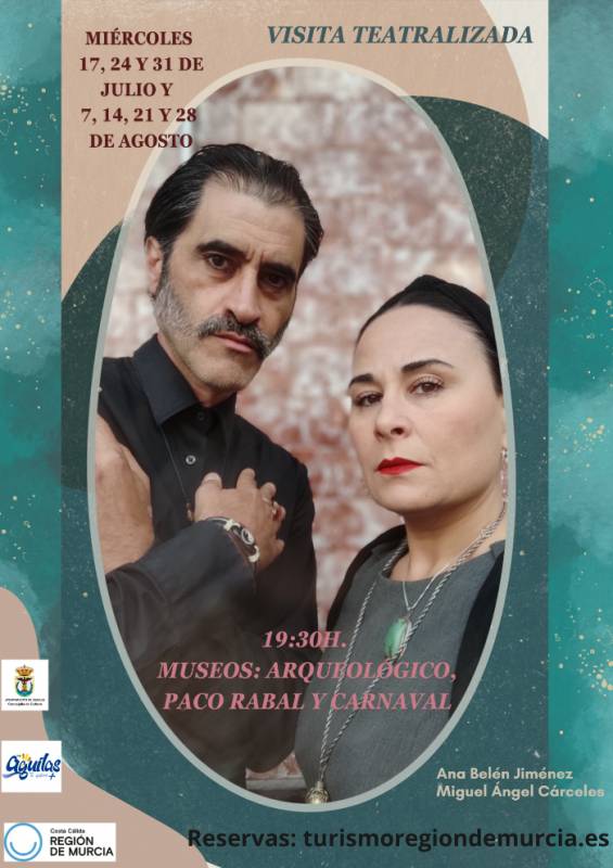 July 31 Free dramatized tour of three museums of Aguilas
