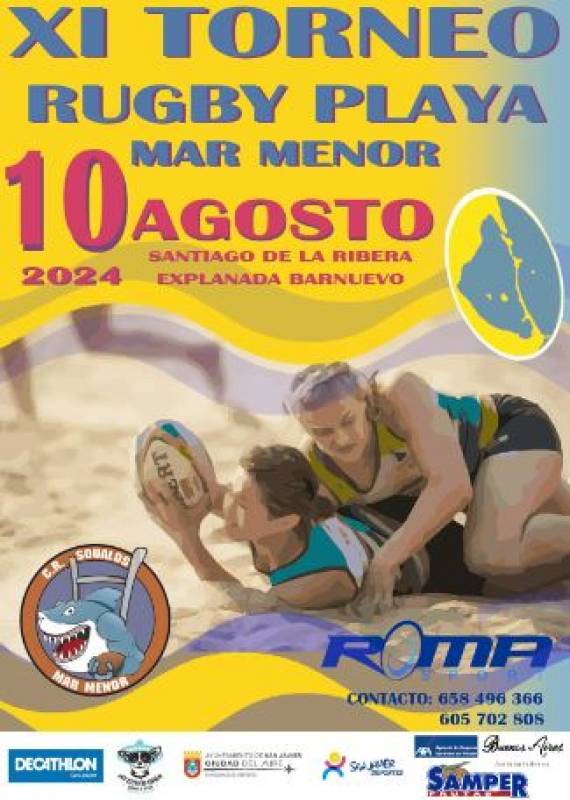 August 10 Beach Rugby Tournament in Santiago de la Ribera