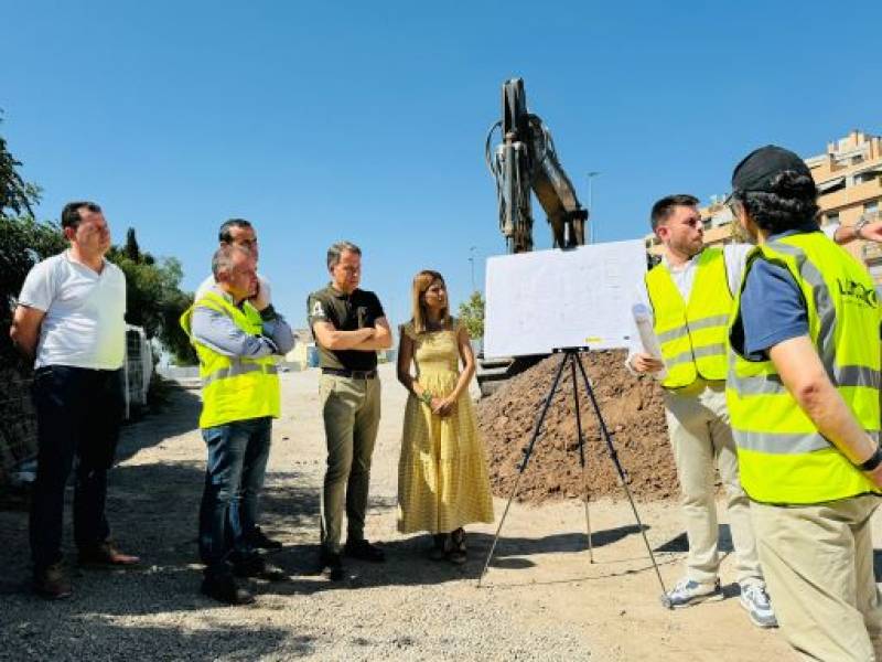 Construction begins on new car park in Lorca