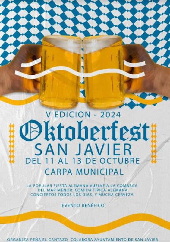 October 11 to 13 Oktoberfest in San Javer