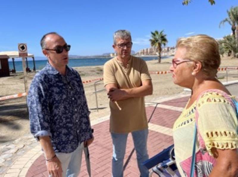 Beaches of La Colonia and Poniente closed to swimmers this weekend