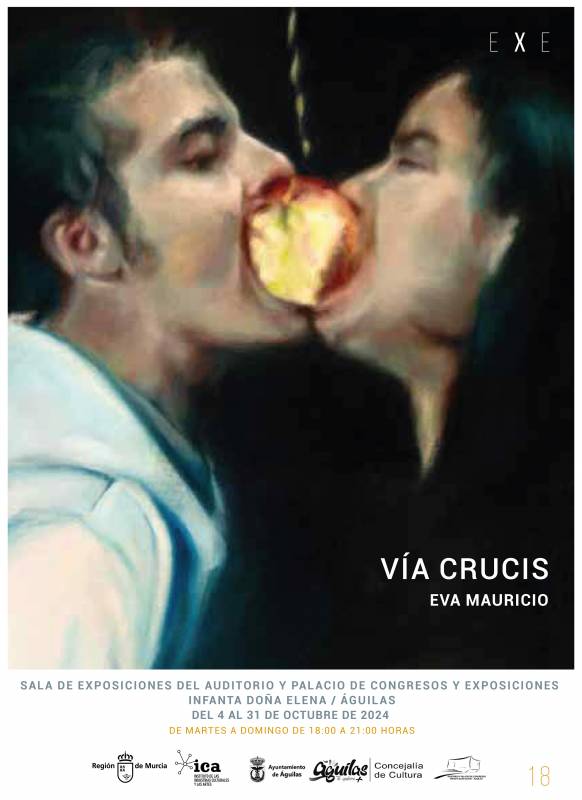 Until October 31 Via Crucis exhibition by Eva Mauricio in Aguilas