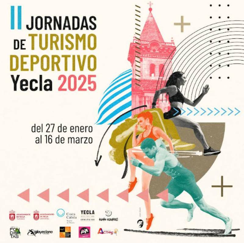 January to March 2025, sporting events and guided tours in Yecla