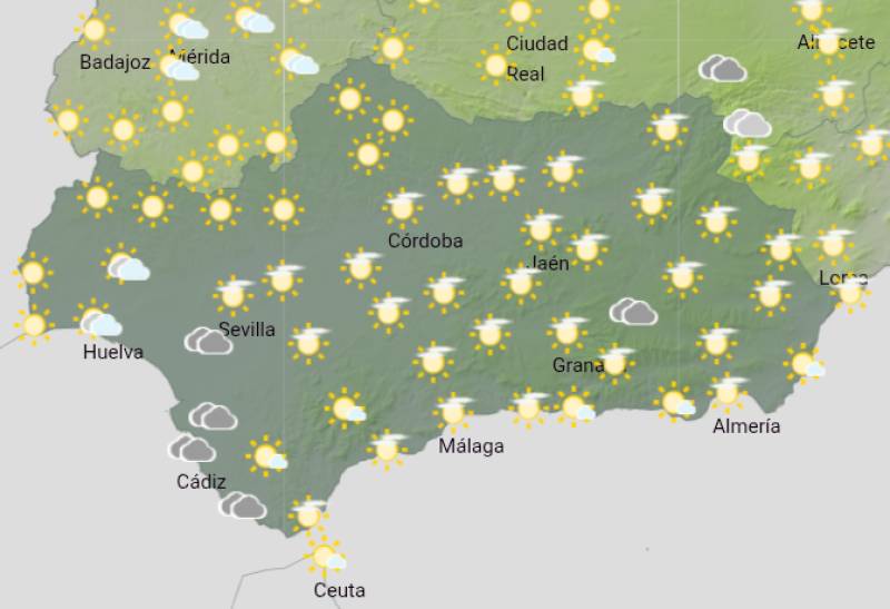 Andalucía weekly weather forecast June 2-5: Cooler in the west but warmer by Thursday
