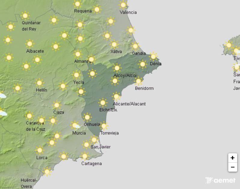 Hazy and hot: Alicante weather forecast June 12-15