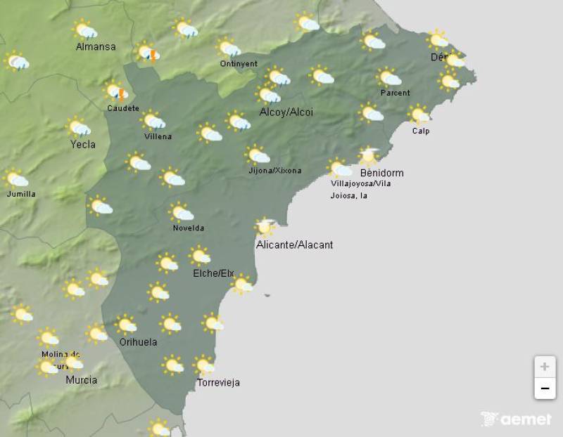 35 degrees and climbing: Alicante weather forecast June 16-19