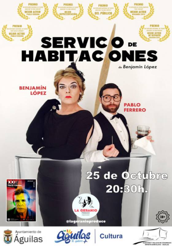 October 25 Comedy to open the 2025 Paco Rabal Amateur Dramatics Festival in Águilas