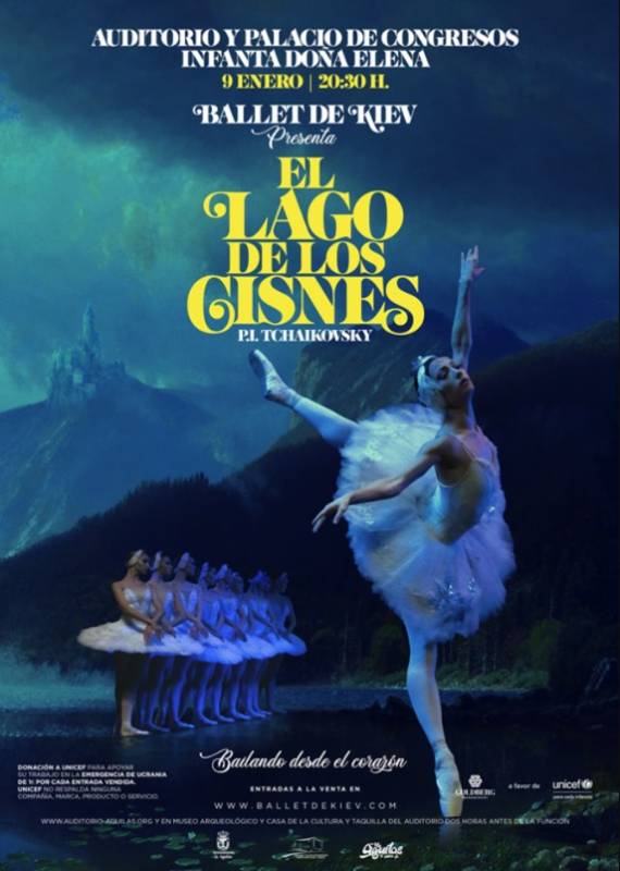 January 9 Swan Lake ballet in Águilas