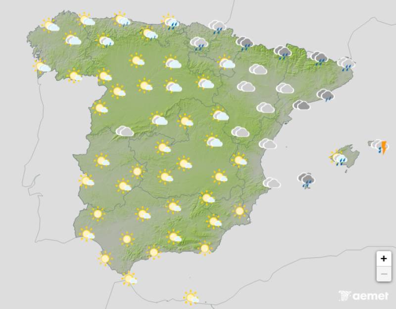 Cold snap descends on Spain: Weather forecast November 6-9