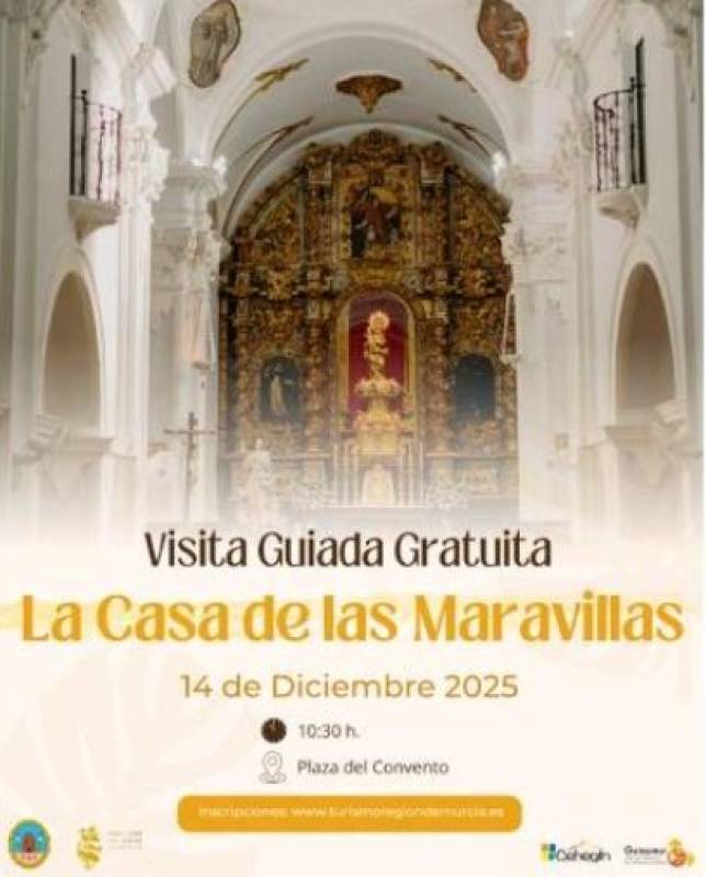 December 14 Free guided tour of the casa de las Maravillas in Cehegín