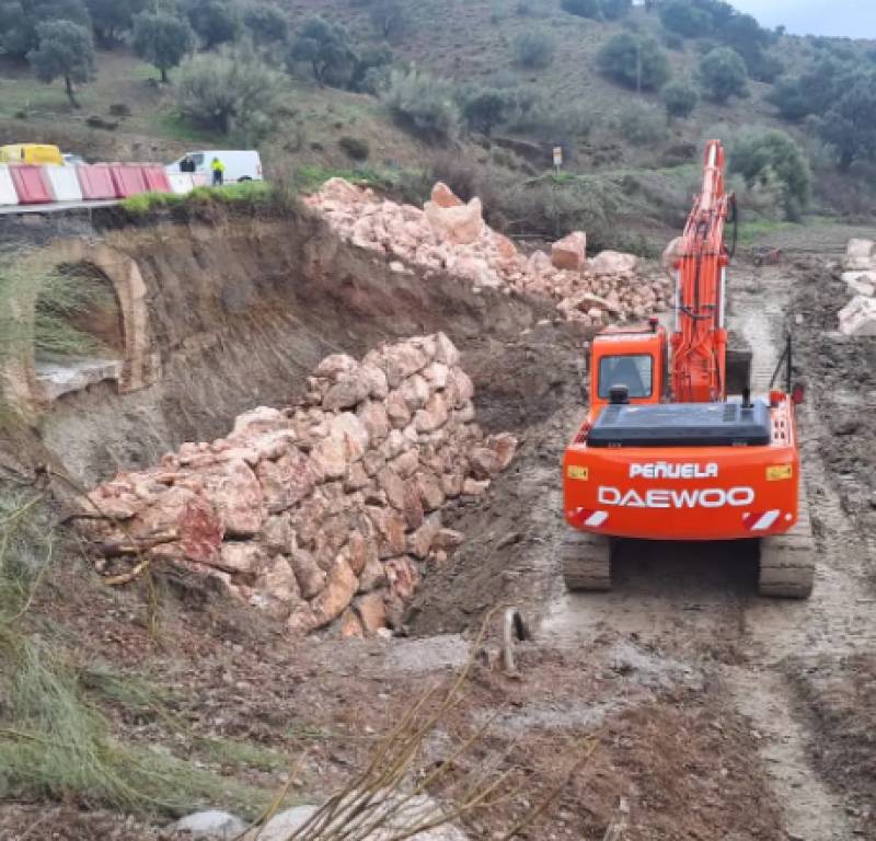 €730,000 for emergency works to fix storm damaged roads in Málaga province