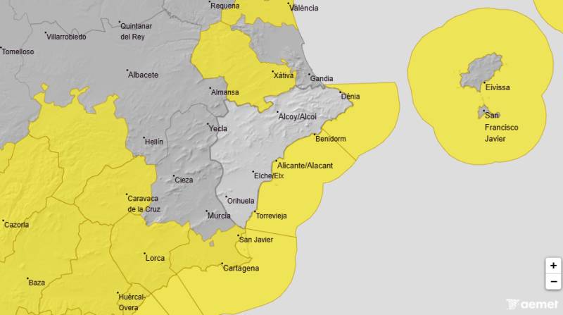 February kicks off with wind alerts and more rain: Alicante weather forecast February 2-5
