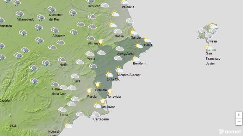 Brighter weather ahead but strong winds remain a concern: Alicante weather forecast February 9-12