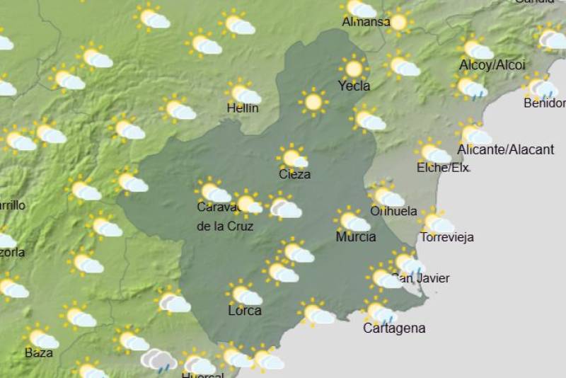 Murcia weekly weather forecast May 11-14