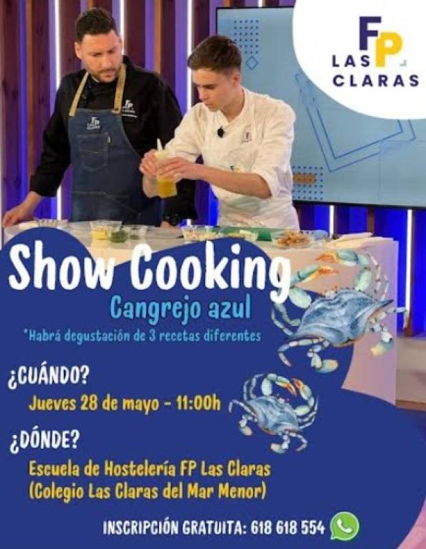 May 25 to 31 Blue Crab festival in Los Alcázares