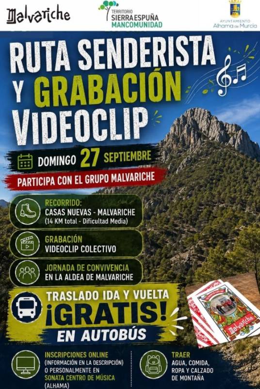 September 27 Free guided hike to Malvariche in the Sierra Espuña