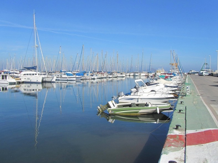 The marina of Los Nietos (Mar Menor)