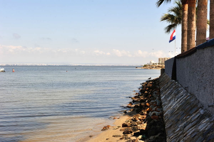 Playa Matasgordas, a Mar Menor beach in the San Javier section of La Manga