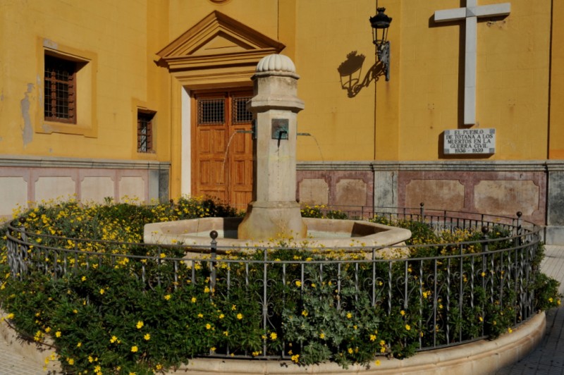 The Iglesia de las Tres Avemarías in Totana